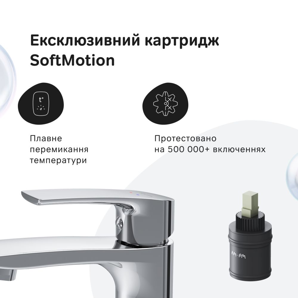Змішувач для раковини Am.Pm Pride хром F7C02100