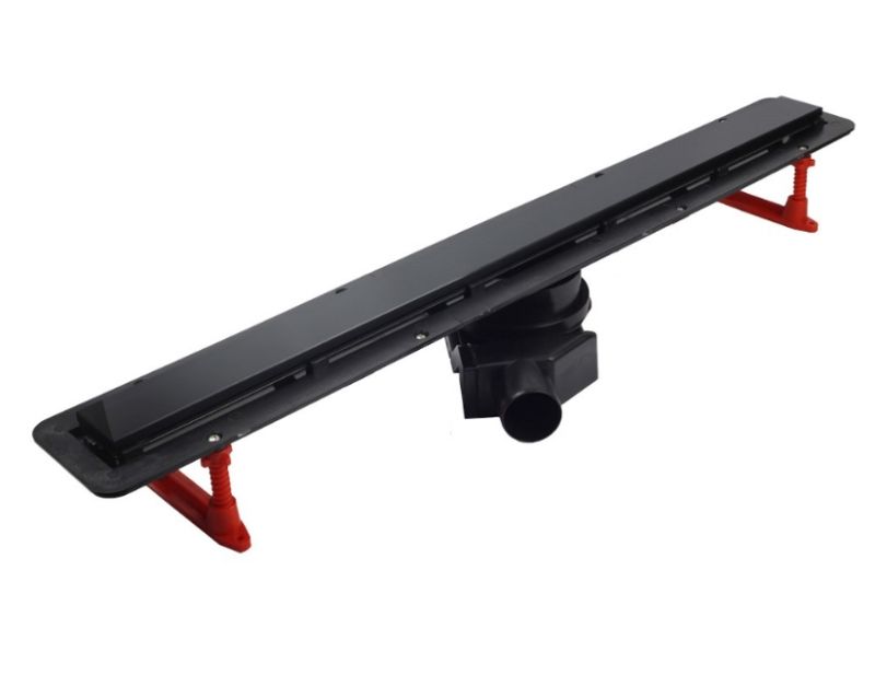 Душовий канал Pestan Confluo Frameless Line 650 мм 13701320 з чорною матовою решіткою