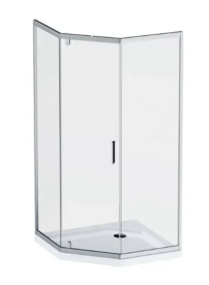 Душова кабіна Am.Pm Gem 90x90 (профіль — хром, скло — прозоре) W90UG-405-9090-MT