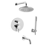 Душова система прихованого монтажу Paffoni Shower хром KITLIG019CR225