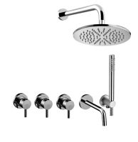 Душова система прихованого монтажу Paffoni Shower хром KITLIG011CR/225