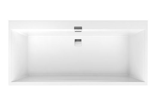 Ванна кварилова Villeroy & Boch Squaro Edge 190x90 з ніжками і сифоном BQ190SQE2DV-01