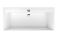 Ванна кварилова Villeroy & Boch Squaro Edge 190x90 з ніжками і сифоном BQ190SQE2DV-01