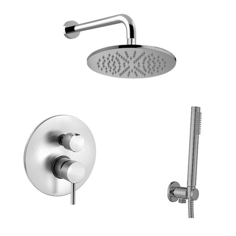 Душова система прихованого монтажу Paffoni Shower сталь KITLIG018ST300