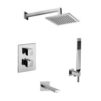 Душова система прихованого монтажу Paffoni Shower хром KITLEQ519CR200