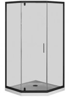 Душова кабіна Am.Pm Gem 90x90 (Профіль - чорний, скло - прозоре) W90UG-405-9090-BT