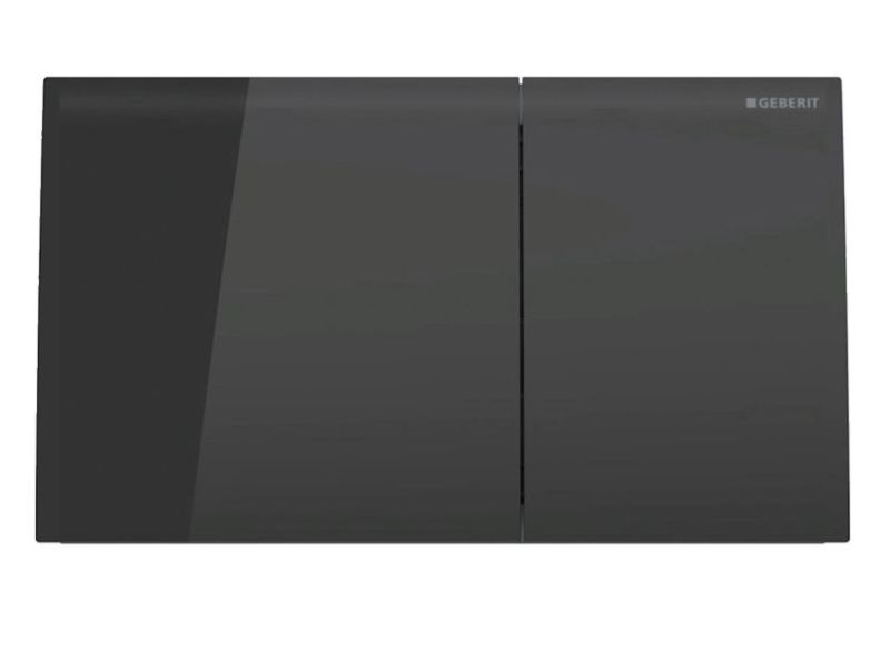 Клавіша змиву Geberit Sigma 70 скло чорне 115.622.SJ.1