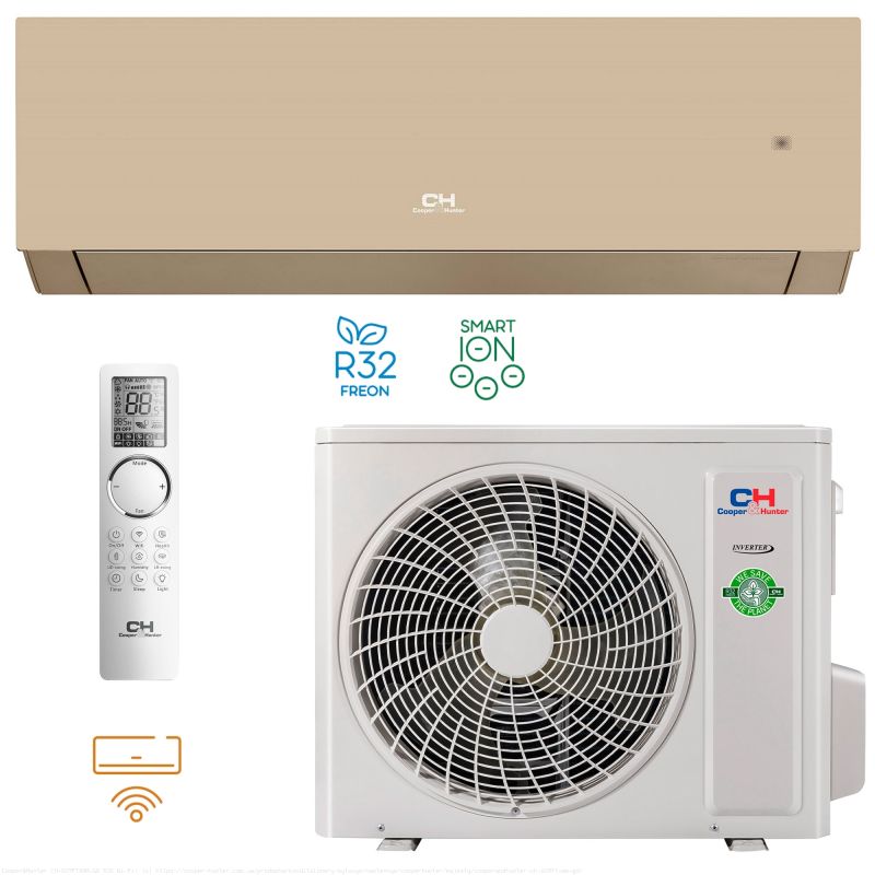Кондиціонер тепловий насос Cooper&Hunter Majesty 50м² CH-S18FTXAM-GD
