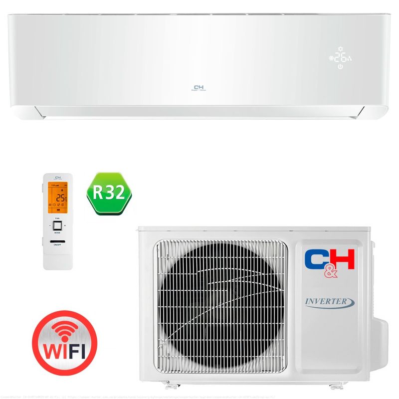 Кондиціонер тепловий насос Cooper&Hunter Supreme 25м² CH-S09FTXAM2S-WP