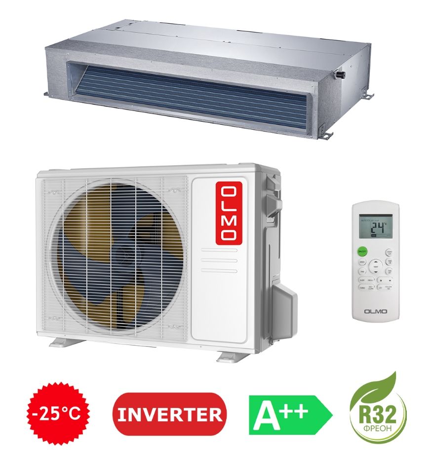 Канальний кондиціонер Olmo Inverter R32 100м² OSH-IB36HRK4/OSH-IOU36HRK4
