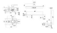Душевая система скрытого монтажа Paffoni Shower хром KITEL015CR/M300