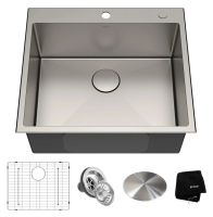 Кухонна мийка Kraus Standart PRO нержавіюча сталь KHT301-25