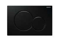 Клавиша смыва Geberit Sigma01 черный глянцевый 115.770.DW.5
