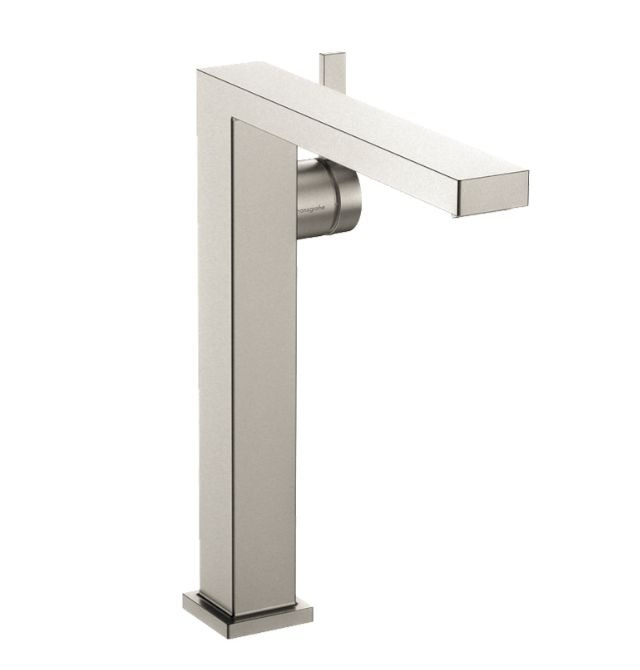 Змішувач для умивальника Hansgrohe Tecturis E 240 CoolStart сатин 73073800 з донним клапаном Push-Open