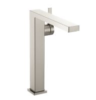 Змішувач для умивальника Hansgrohe Tecturis E 240 CoolStart сатин 73073800 з донним клапаном Push-Open