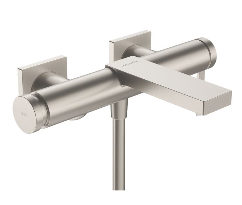 Змішувач для ванни Hansgrohe Tecturis E сатин 73420800