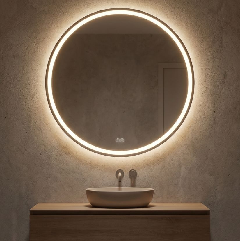 Дзеркало AquA PooL Nova 80x80 88-Nva80s80-CWDd з Led підсвіткою