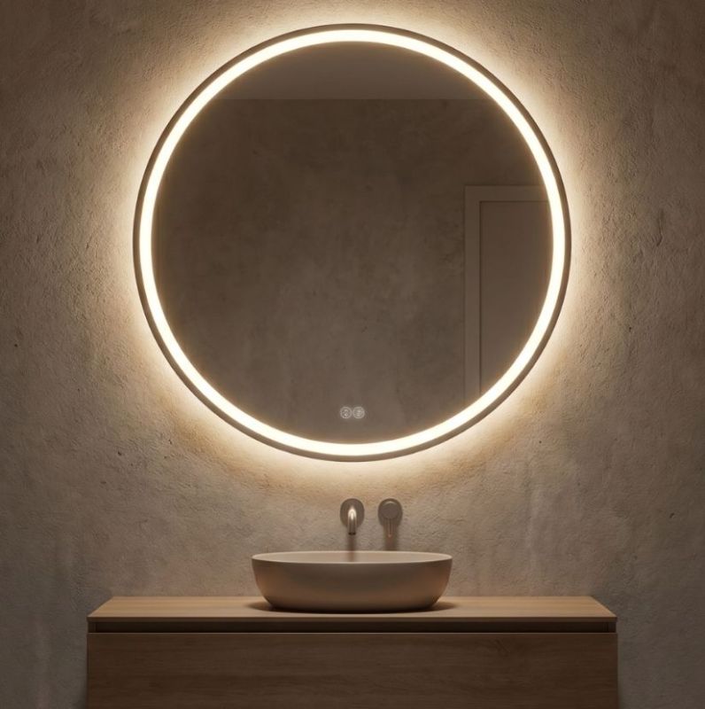 Дзеркало AquA PooL Nova 80x80 88-Nva80s80-CWDd з Led підсвіткою