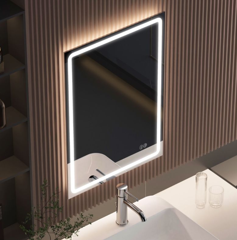 Дзеркало AquA PooL Nil 60x80 88-Nil60s80-CWDd з Led підсвічуванням