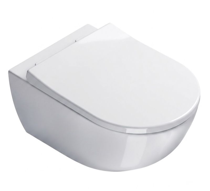 Унітаз підвісний Catalano Sfera 1VSF54R00 із сидінням Basic Soft Close