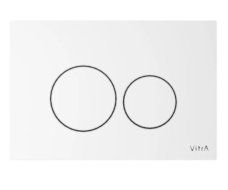 Панель змиву VitrA Origin Flush Plate білий глянцевий 88-740-2400