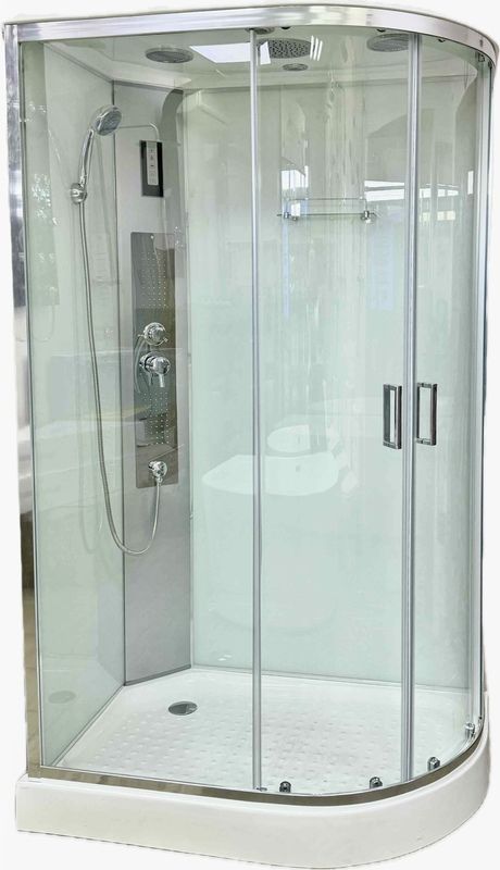 Гідромасажний бокс Veronis 120x80 (Профіль - хром, скло - прозоре) BN-4-120 L