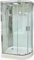 Гідромасажний бокс Veronis 120x80 (Профіль - хром, скло - прозоре) BN-4-120 L