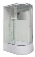 Душовий бокс Veronis 120x80 (Профіль - хром, скло - прозоре) BV-3-120 (L)