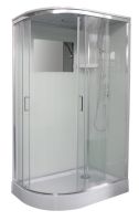 Душовий бокс Veronis 120x80 (Профіль - хром, скло - прозоре) BN-3-120 (R)