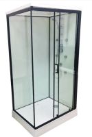 Душовий бокс Veronis 120x80 (Профіль - чорний, скло - прозоре) VE-BN812R
