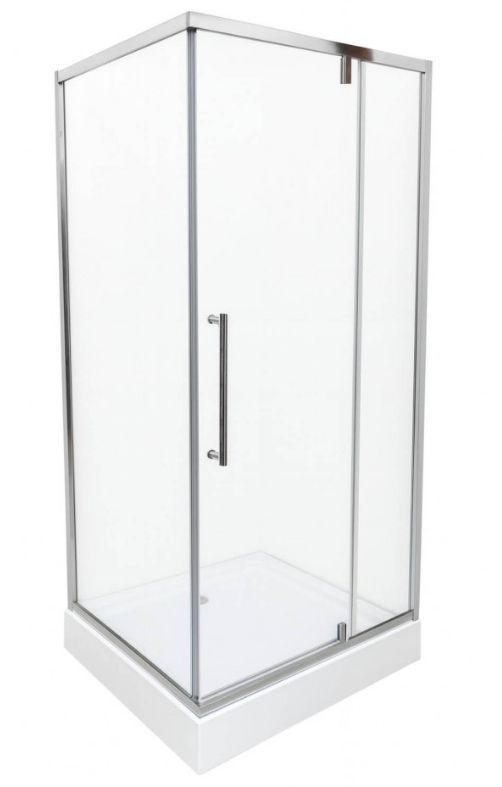 Душова кабіна Veronis 90x90 (Профіль - хром, скло - прозоре) KN-16-09 з піддоном