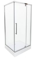 Душова кабіна Veronis 90x90 (Профіль - хром, скло - прозоре) KN-16-09 з піддоном