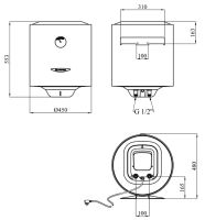 Водонагреватель накопительный Ariston SG1 50 V EU 3213000