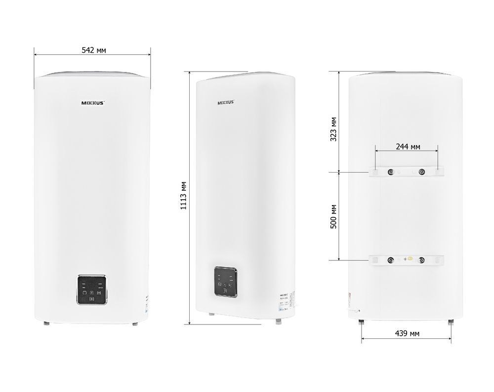 Водонагреватель накопительный Mixxus EWH-10080 Flat Dry 80 л WH0598