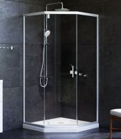 Душова кабіна Am.Pm Gem 90x90 (профіль — хром, скло — прозоре) W90UG-405-9090-MT