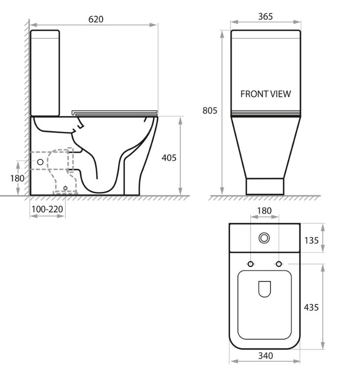 Унітаз підлоговий Koller Pool Trend Smart Tornado 3.0 1886570199 з бачком і сидінням Soft Close
