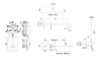 Душова система прихованого монтажу Paffoni Shower хром KITLEQ519CR200