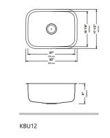 Кухонна мийка Kraus Premier нержавіюча сталь KBU12