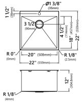 Кухонна мийка Kraus Standart PRO нержавіюча сталь KHT301-22L