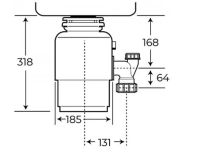 Подрібнювач харчових відходів Teka TR 750 115890014