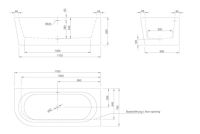 Ванна акрилова Knief Wall CL 180x80 білий глянцевий 0100-277L