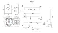 Душова система прихованого монтажу Paffoni Shower хром KITCPT519CR200