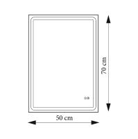 Дзеркало AquA PooL Nil 50x70 88-Nil50s70-CWDd з Led підсвіткою