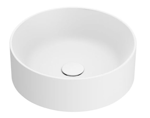 Раковина накладная Catalano New Zero 40 см белый матовый 0123400021