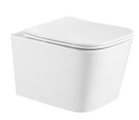 Інсталяція Geberit Duofix 458.103.00.2 з клавішею Delta50 + Унітаз підвісний Qtap Crow Ultra Quite QT05335171W з сидінням Soft Close