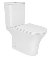 Унітаз підлоговий Qtap Presto Ultra Quiet QTPRE27W51022 з бачком та сидінням Soft Close