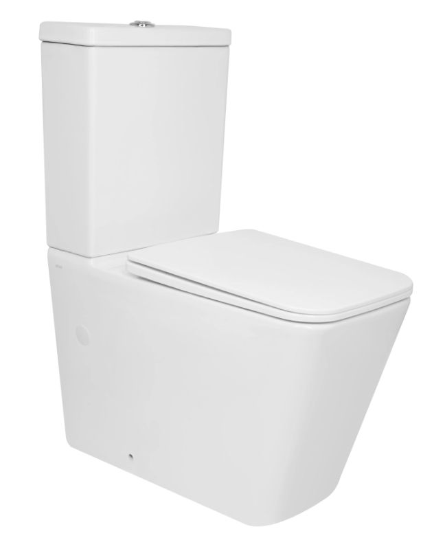 Унітаз підлоговий Qtap Crow Eco Ultra Quiet QTCRO27W51030 з бачком та сидінням Soft Close