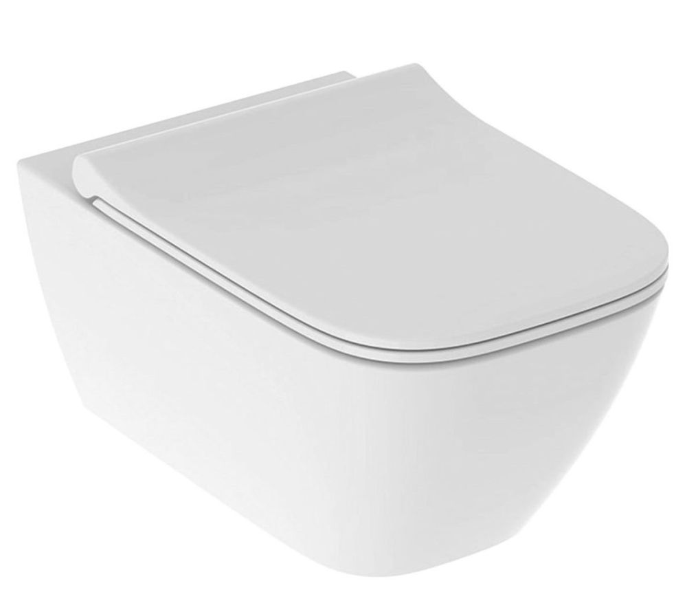 Унітаз підвісний Geberit Smyle Square 500.685.01.1 із сидінням Soft Close