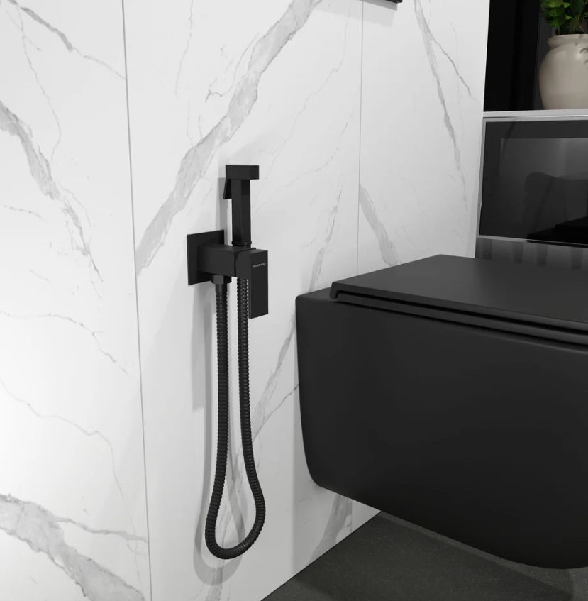 Гігієнічний душ Koller Pool Neon чорний матовий NN1002B