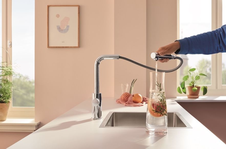 Змішувач для кухні Grohe Blue Pure Minta хром 30601000 із підключенням під фільтровану воду